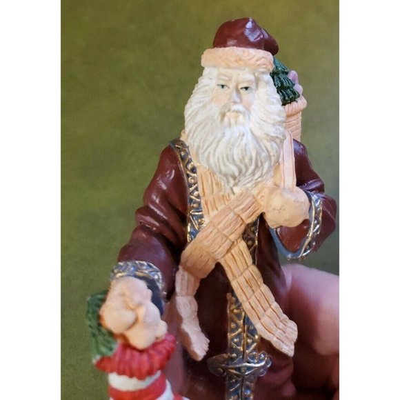 Old World Santa Figurine Christmas Figure‎ Standing Holiday Decor - Picture 6 of 7